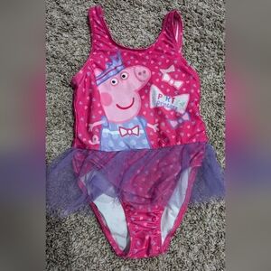 4t peppa pig swimsuit party princess